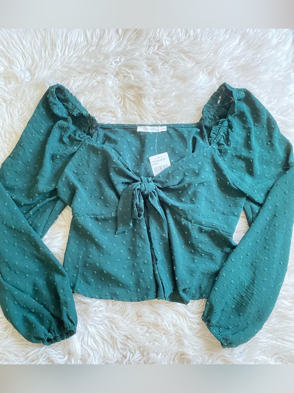 NWT Lush Teal Blouse